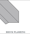 Aluminum Brick Flashing