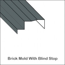 Aluminum Brick Mold with Full Blind Stop