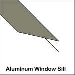 Aluminum Window Sill Without Return