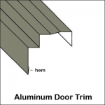 Door Trim with hem