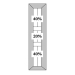 CB10 40% - 20% - 40% Split 