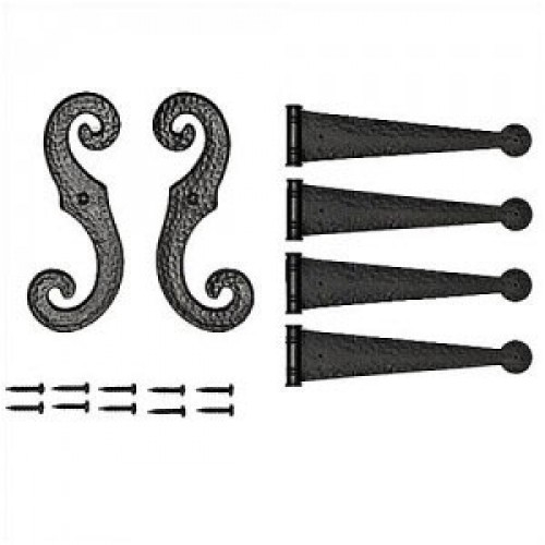Decorative Vinyl Shutter Hinges