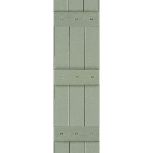 Closed Board-n-Batten Shutter