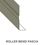 Aluminum Fascia With Roller Bend