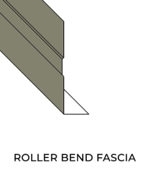Aluminum Fascia With Roller Bend