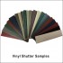 Vinyl Shutter Color Samples